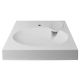 Раковина Azario Elegance CS00086606 600х600х100 литьевой мрамор, сифон в комплекте, белая