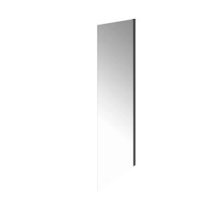 Душевая боковая панель Kerama Marazzi Cristallo CT.100.FP.BLK.M 100 см стекло прозрачное профиль чёрный матовый