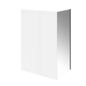 Душевая боковая панель Kerama Marazzi Cristallo CT.100.FP.BLK.M 100 см стекло прозрачное профиль чёрный матовый