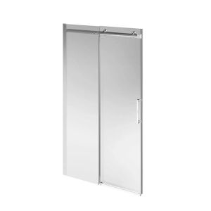 Душевая дверь Kerama Marazzi Cristallo CT.120.SD.BN 120 см с функцией soft close стекло прозрачное профиль никель брашированный