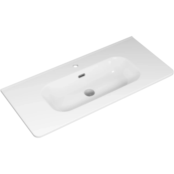 Раковина накладная Brevita Onda 100 B-OND100-01 белый