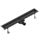 Душевой лоток Wonzon & Woghand WW-651700T-MB 70 см чёрный матовый