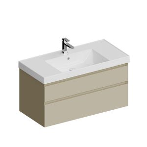 Тумба под раковину Kerama Marazzi Cubo CUB.100.2\LIM 100 см лимо матовый