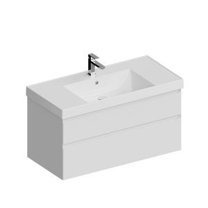 Тумба под раковину Kerama Marazzi Cubo CUB.100.2\WHT.M 100 см белый матовый