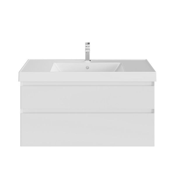 Тумба под раковину Kerama Marazzi Cubo CUB.100.2\WHT.M 100 см белый матовый