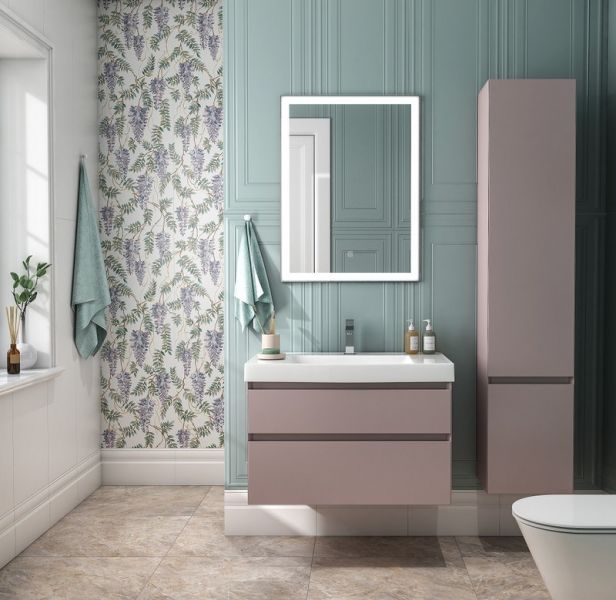 Пенал подвесной Kerama Marazzi Cubo CUB.165Rh\MAL правый 35 см мальва матовая