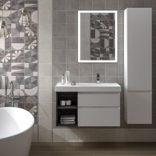 Пенал подвесной Kerama Marazzi Cubo CUB.165Rh\WHT.M правый 35 см белый матовый Пенал подвесной Kerama Marazzi Cubo CUB.165Rh\WHT.M правый 35 см белый матовый