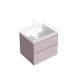 Тумба под раковину Kerama Marazzi Cubo CUB.60.2\MAL 60 см мальва матовая Тумба под раковину Kerama Marazzi Cubo CUB.60.2\MAL 60 см мальва матовая
