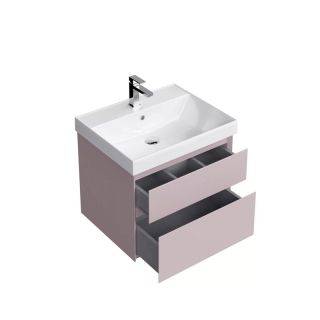 Тумба под раковину Kerama Marazzi Cubo CUB.60.2\MAL 60 см мальва матовая Тумба под раковину Kerama Marazzi Cubo CUB.60.2\MAL 60 см мальва матовая