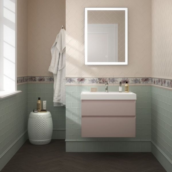 Тумба под раковину Kerama Marazzi Cubo CUB.70.2\MAL 70 см мальва матовая