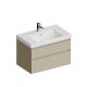 Тумба под раковину Kerama Marazzi Cubo CUB.80.2\LIM 80 см бежевый матовый Тумба под раковину Kerama Marazzi Cubo CUB.80.2\LIM 80 см бежевый матовый