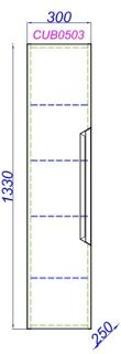 Шкаф-пенал Aqwella Cube 30см белый CUB0503W Шкаф-пенал Aqwella Cube 30см белый CUB0503W