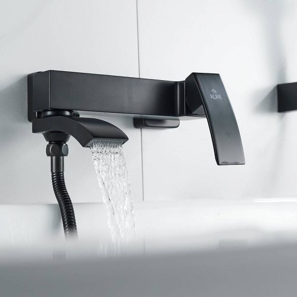 Смеситель для ванны Rose R1552H чёрный матовый