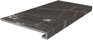 Ступень Kerama Marazzi SG850790R\GCF клеёная Риальто чёрный матовый 33x80x0,9