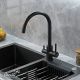 Смеситель для кухни Ceruttispa АНИЭЛЛО B (ANIELLO B) CT12089 чёрный матовый