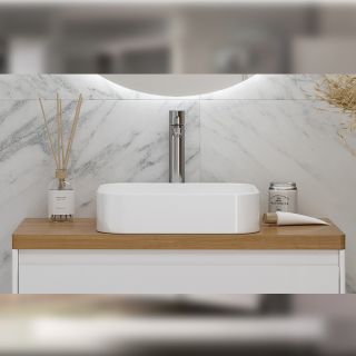 Столешница Velvex Klaufs 90 без отверстий, Invisible Line Столешница Velvex Klaufs 90 без отверстий, Invisible Line