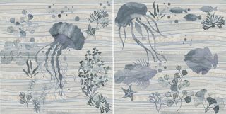 Плитка Kerama Marazzi 11151R Маритимос голубой глянцевый обрезной 30x60x0,9