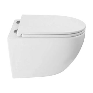 Унитаз подвесной Azario Ines AZ-W03-SW безободковый торнадо чёрный матовый