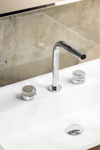 Встраиваемый смеситель для раковины Boheme Aura 152-CR-A хром