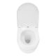 Унитаз подвесной Azario Velo AZ-1273WHD безободковый торнадо белый