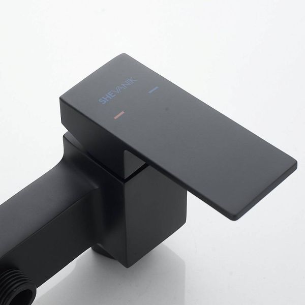 Гигиенический душ со смесителем Shevanik S9605H-1 чёрный