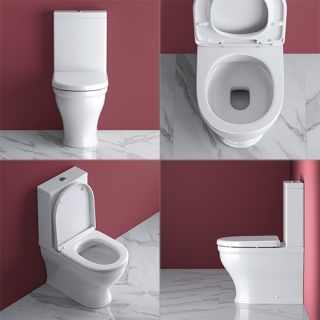 Чаша напольного унитаза Cezares Giubileo CZR-165-CPR (безободковый) белый