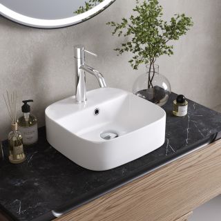 Раковина накладная Cezares CZR-6615 39 см белый