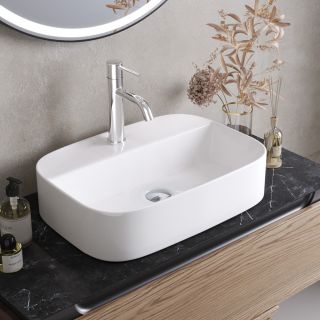 Раковина накладная Cezares CZR-6616 55 см белый
