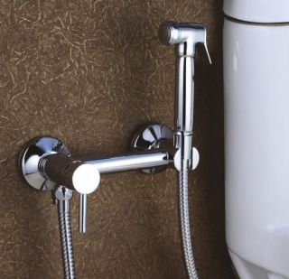 Смеситель для душа и гигиенического душа с держателем, хром Cezares CZR-DA3-01