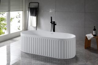 Ванна из искусственного камня BelBagno Богема BB-BOHEME-170-75-55-SSB 170x75 см белый матовый