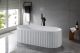 Ванна из искусственного камня BelBagno Богема BB-BOHEME-170-75-55-SSB 170x75 см белый матовый