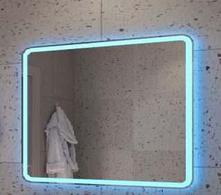 Зеркало Cezares 1000x800x30мм со встроенной разноцветной подсветкой RGB и сенсорным выключателем CEZARES CZR-SPC-MC-1000-800-RGB-TCH