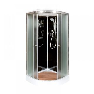 Душевая кабина Deto B01S BLACK 100х100х220 см Душевая кабина Deto B01S BLACK 100х100х220 см