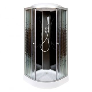 Душевая кабина Deto L 801 стандартная BLACK 100х100х215 см Душевая кабина Deto L 801 стандартная BLACK 100х100х215 см