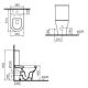 Унитаз Vitra Zentrum 9012B003-7204 напольный