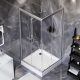 Душевой уголок Am.Pm GEM WK90DF 90x90 с поддоном с душевой системой и аксессуарами