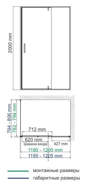 Душевой уголок WasserKRAFT Elbe 74P 74P06