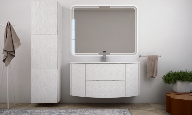 Тумба под раковину Cezares 121x55 Frassino bianco Eden 54418