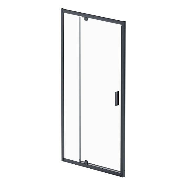 Душевая дверь в нишу Am.Pm Gem W90G-100-1P-BT 100 см чёрный матовый