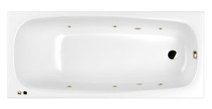 Гидромассажная ванна Whitecross Layla 0102.180080.100.SOFT.BR 180x80см Soft бронза