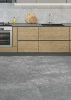 Керамогранит Delacora Хром темный / Chrome Dark D12005M матовый 1200х600