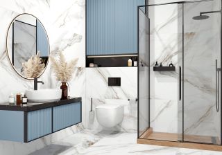 Керамогранит Delacora Калакатта Андреа / Calacatta Andrea D120210M матовый карвинг 1200х600