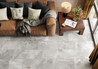 Керамогранит Delacora Стонкрит бежевый / Stoncrete Beige D120225L лаппатированный 1200х600