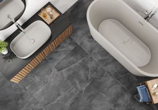 Керамогранит Delacora Солт Лид / Salt Lead D120247L лаппатированный карвинг 1200х600