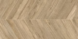 Керамогранит Delacora Волнат Шеврон светлый / Walnut Chevron Light D120251M матовый карвинг 1200х600