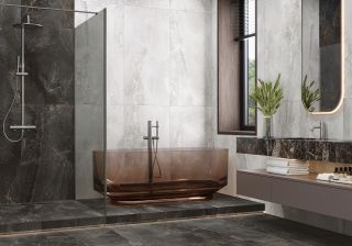 Керамогранит Delacora Инфинити темный / Infinity Dark D120254L лаппатированный 1200х600