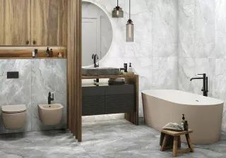 Керамогранит Delacora Канова светлый / Canova Light D12071M матовый карвинг 1200х600
