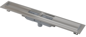 Душевой лоток AlcaPlast с порогами для перфорированной решетки 95см хром APZ1101-950