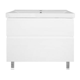 Тумба с раковиной Azario Мила CS00091366 80 см белый матовый