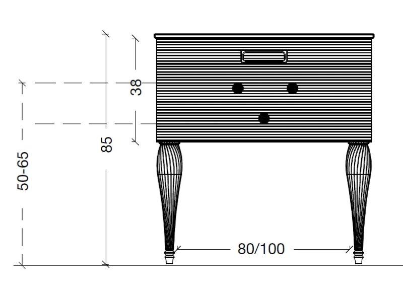 Тумба под раковину Armadi Art Vallessi Avangarde Linea 100см белый/золото 842-100-WG